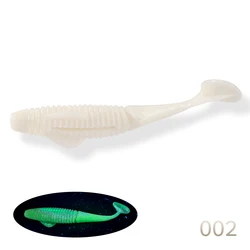 Soft Fishing Lure Set - Enhanced Artificial Bait for Seabass Fishing, 5 Pieces (002)