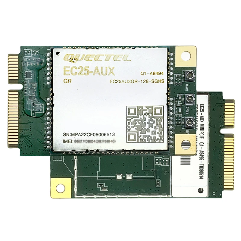 

Quectel EC25 EC25-AUX MINIPCIE EC25AUXGR-128-SGNS LTE Cat4 mini pcie module B1/B2/B3/B4/B5/B7/B8/B28 Latin America/Australia/New