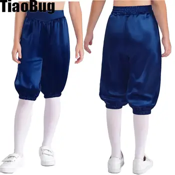 Costume cosplay rinascimentale vittoriano per ragazze dei ragazzi Pantaloni capri medievali Pantaloncini da pirata Pantaloni Carnevale di Halloween Abiti natalizi