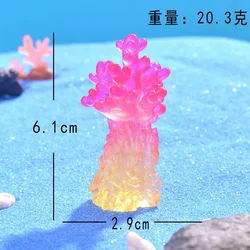 Luminous Coral Micro Landscape Ornaments - Glowing Oyster Aquarium Decor (Spiny coral)