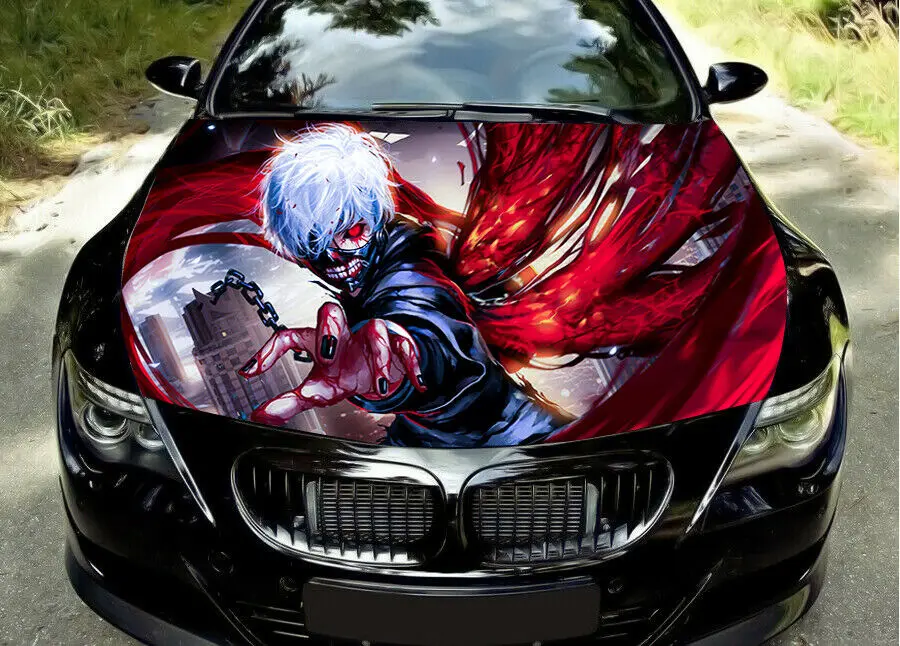 

'BEYOND REACH ANIME'- Car Bonnet Wrap Decal Full Color Graphics Vinyl Sticker