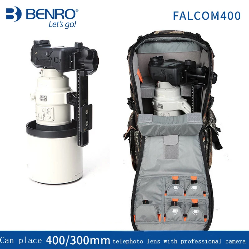 Benro Falcon 800 400 Backpack Nylon Waterproof DSLR Large Size Bag
