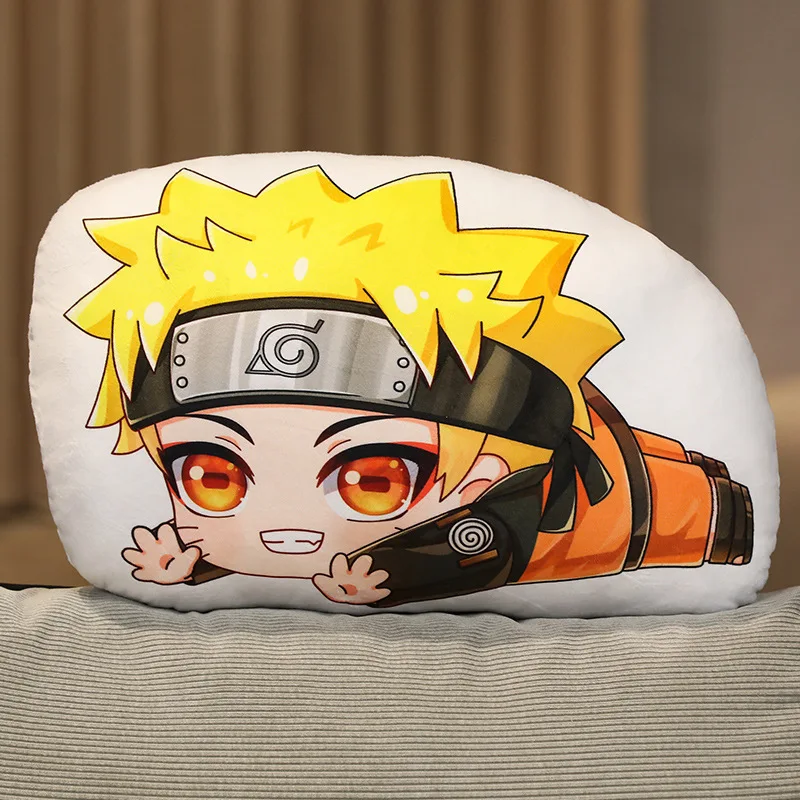 Bandai naruto envolvente travesseiro bidimensional anime naruto sasuke  kakashi mesmo dos desenhos animados almofada removível e lavável novo -  AliExpress