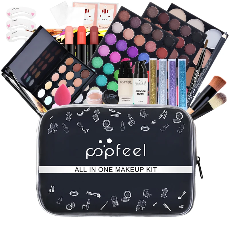 POPFEEL All-in-One Makeup Kit, 3 Set Options, Full Face Cosmetics Set, Beginner-Friendly, Gift For Women 3