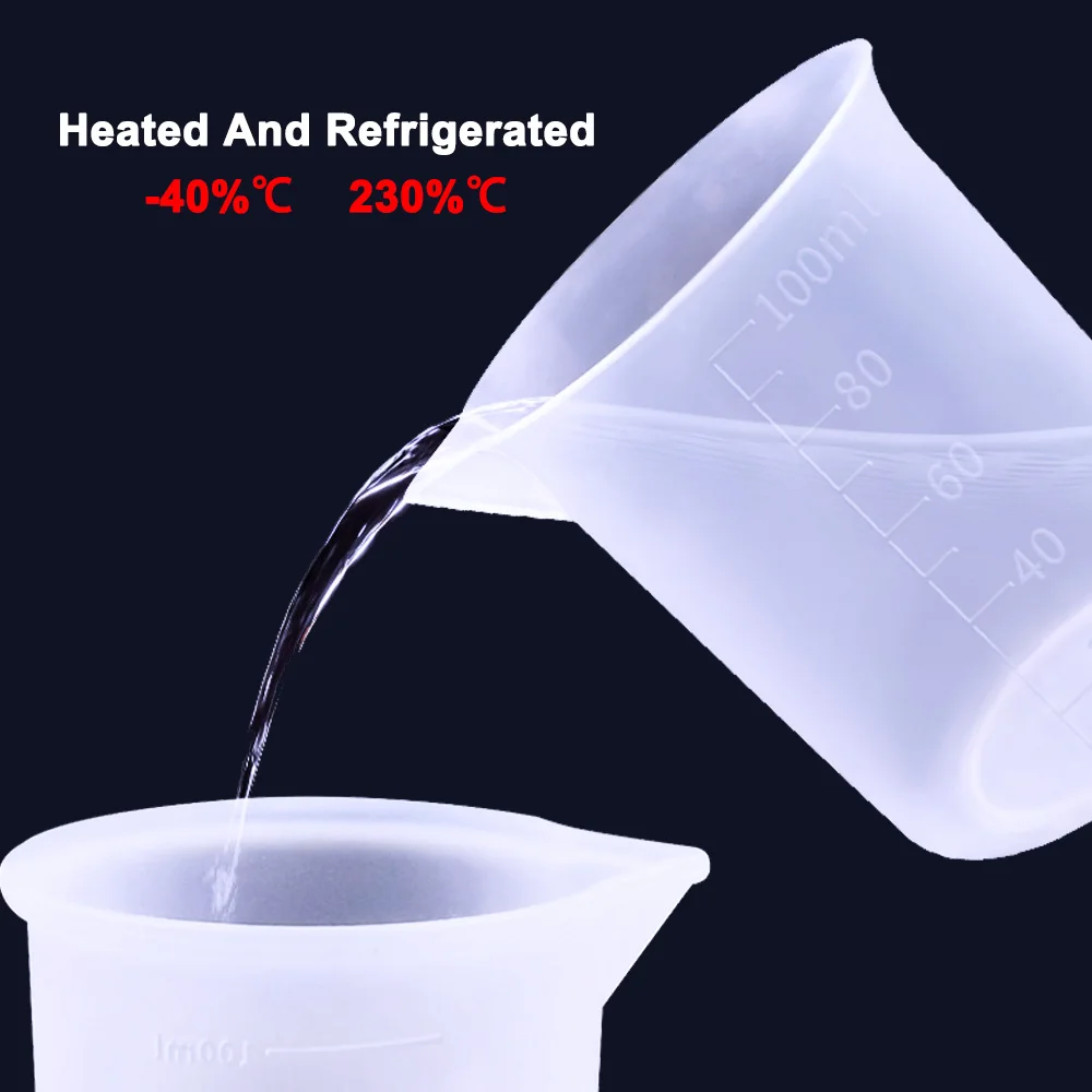 700ml Silicone Measuring Cups for Epoxy Resin on-stick Mixing Cups Reusable  Soft Scale Cups Resin Glue Tools for Making Jewelry - AliExpress