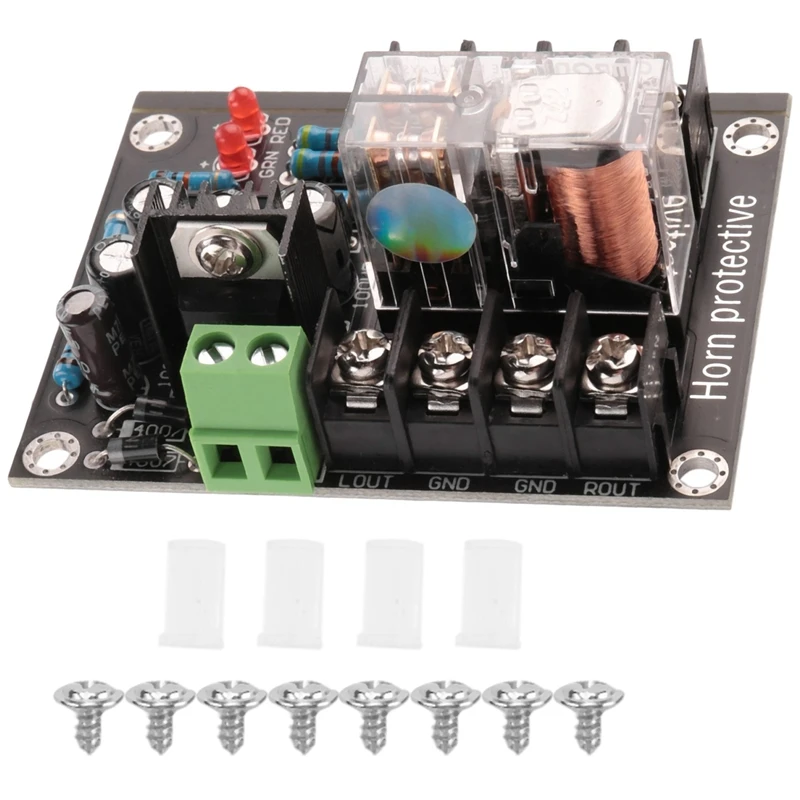 

Speaker Protective Board 2.0 Relay Protection Board AC 12V-18V Audio Portable Speaker Protection Board