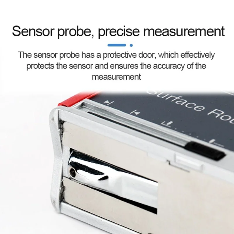 OLED Color Display Portable Surface Roughness Tester 0.01um Ex-circle Conical Flat Surface Roughness Real-time Data Monitor