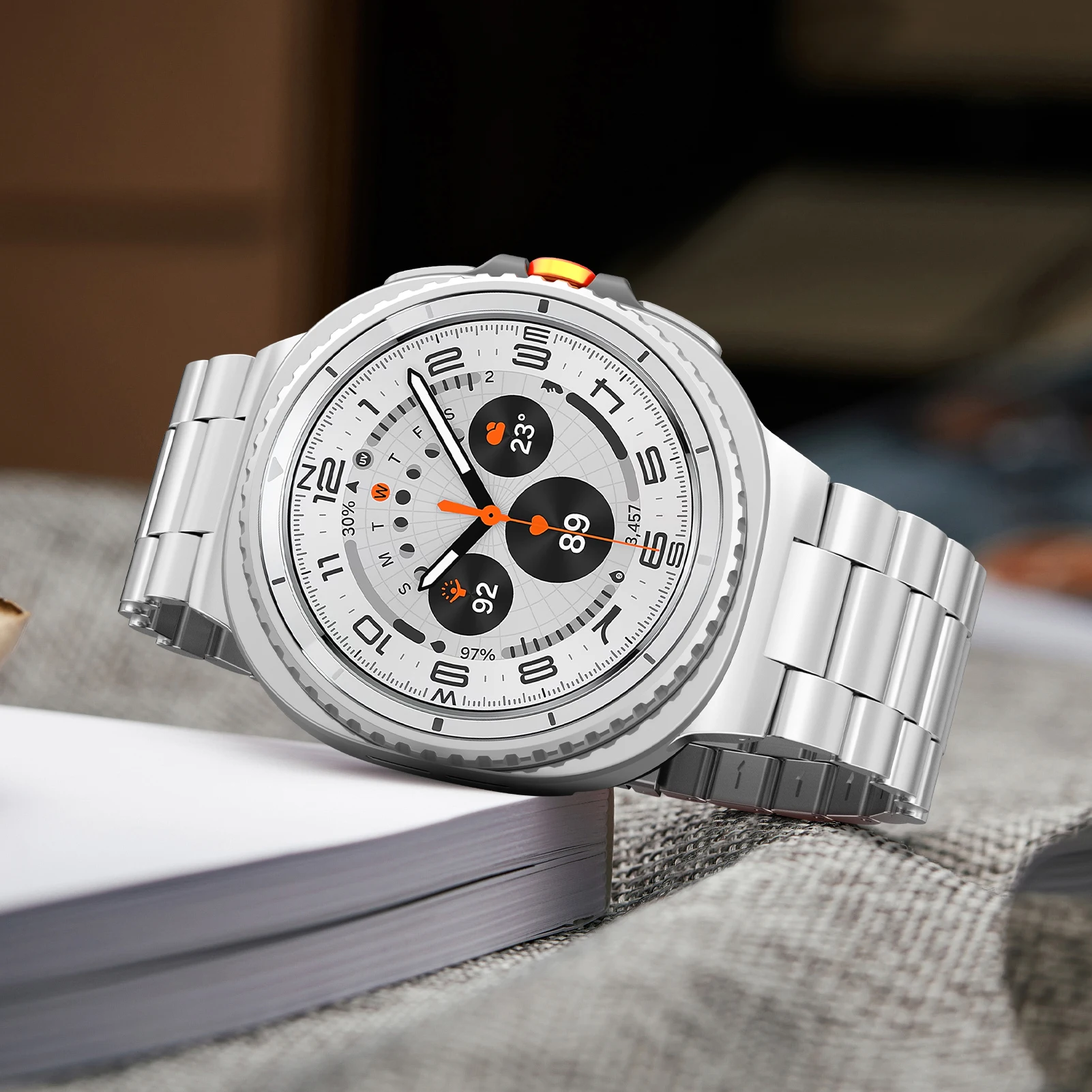 Luxury Stainless Steel Bracelet for Galaxy Watch - Premium Bands & Accessories
