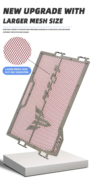 Griglia Protezione Radiatore Per Moto Yamaha MT-07 2018-2023 - In Alluminio CNC, Antiruggine - Foto 11