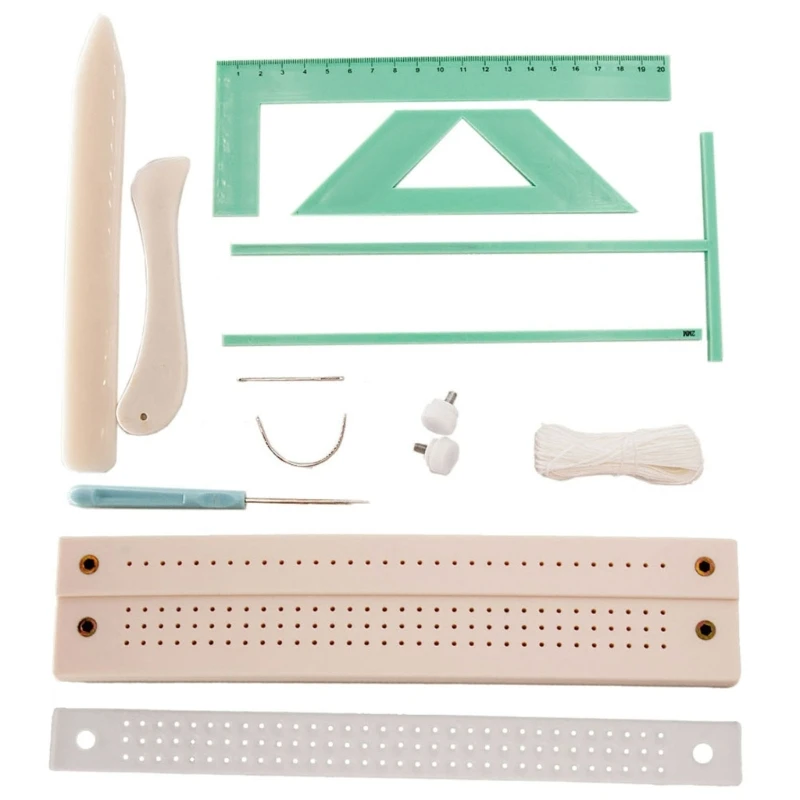 Bookbinding Kits Bookbinding Ruler Set Scrapbooking Tool T-shaped Ruler Spacer