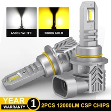 

2x LED Front Fog Light Bulb 9005 9006 HB4 HB3 LED Canbus H8 H9 H11 H10 H16JP Turbo Car Lamp For Toyota RAV4 Prius Corolla Camry