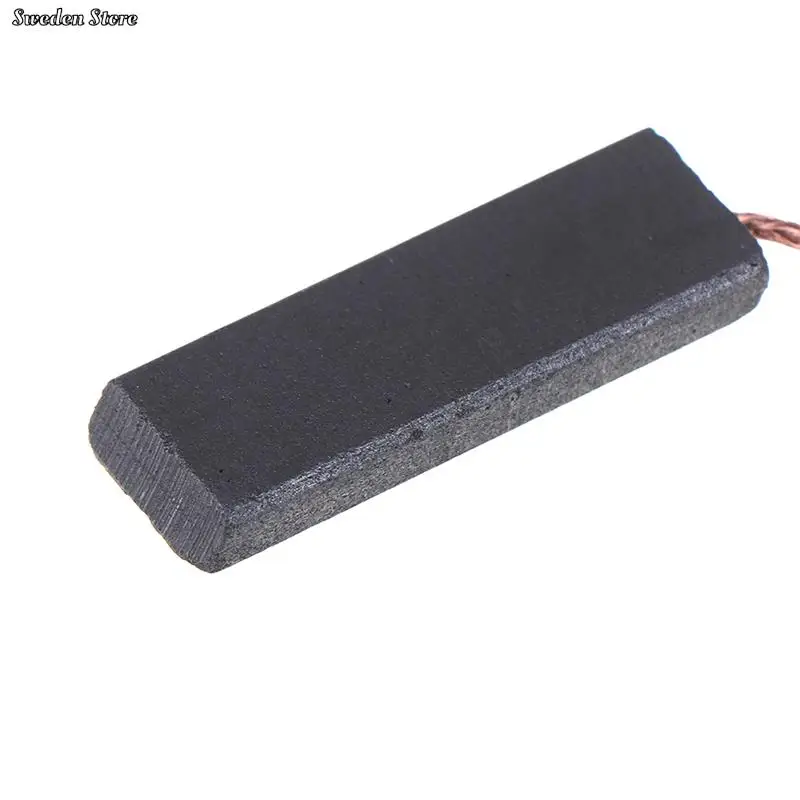 2PCS 5*13.5*40mm Black Carbon Brush Motor With 70mm Length Lead For Washing Machine