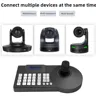 Camera Joystick Controller 4D LCD Screen RS485 Onvif Pelco-d Pelco-p 4D PTZ Controller for Broadcast Church Live Streaming 3