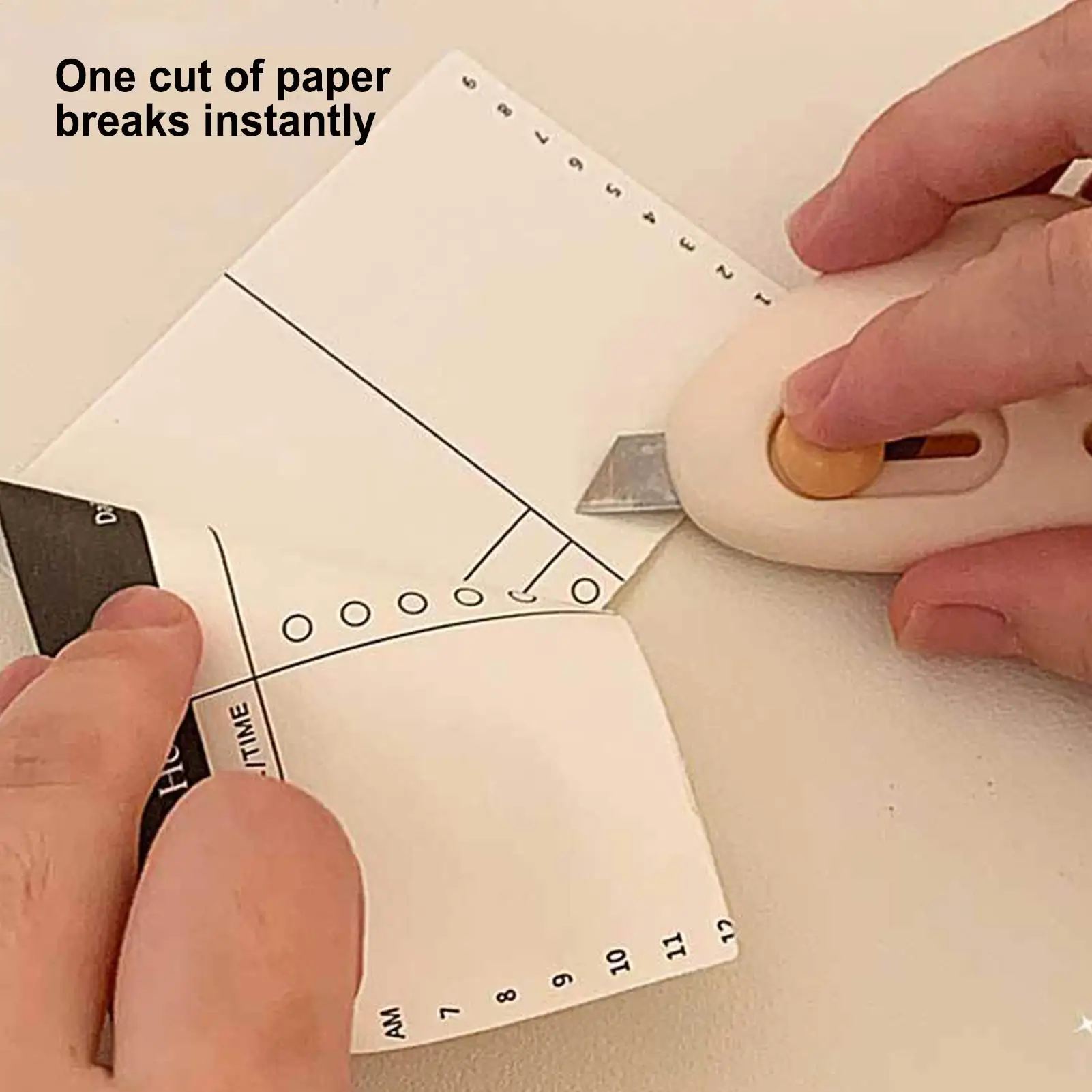 박스 커터 접이식 소형 유틸리티 나이프 안전하고 귀여운 편지 개봉기 포장 풀기용 절단 도구 휴대용 종이 봉투 절단기