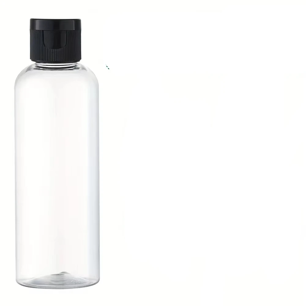 Refillable Empty Bottle 5PCS 30/50/100ML Refillable Empty Plastic Transparent Bottle with Flip Cap Portable Squeeze Shampoo Conditioner Travel Bottles