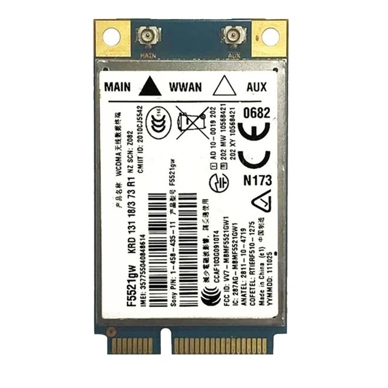 범용 WWAN 카드, Gobi3000 HSPA EDGE, 21Mbps, 3G 카드, WWAN WANL WCDMA, F5521GW