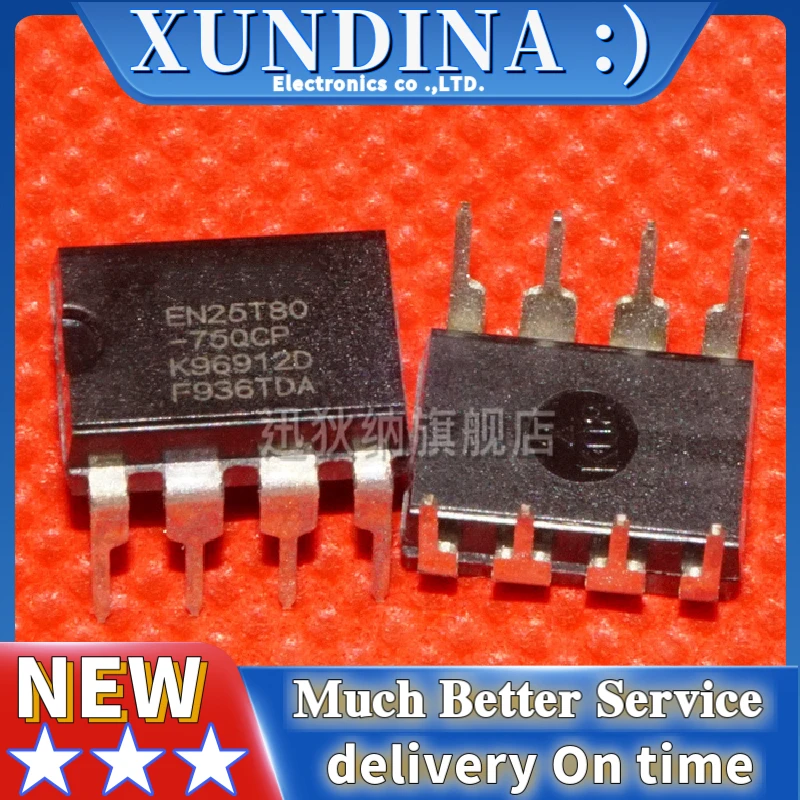 

5PCS EN25T80-75QCP DIP-8 new and original IC