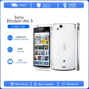 Sony Ericsson Xperia Arc S LT18 Восстановленный Оригинальный разблокированный мобильный телефон TL18i 3G GSM. Камера 8 Мп FM радио