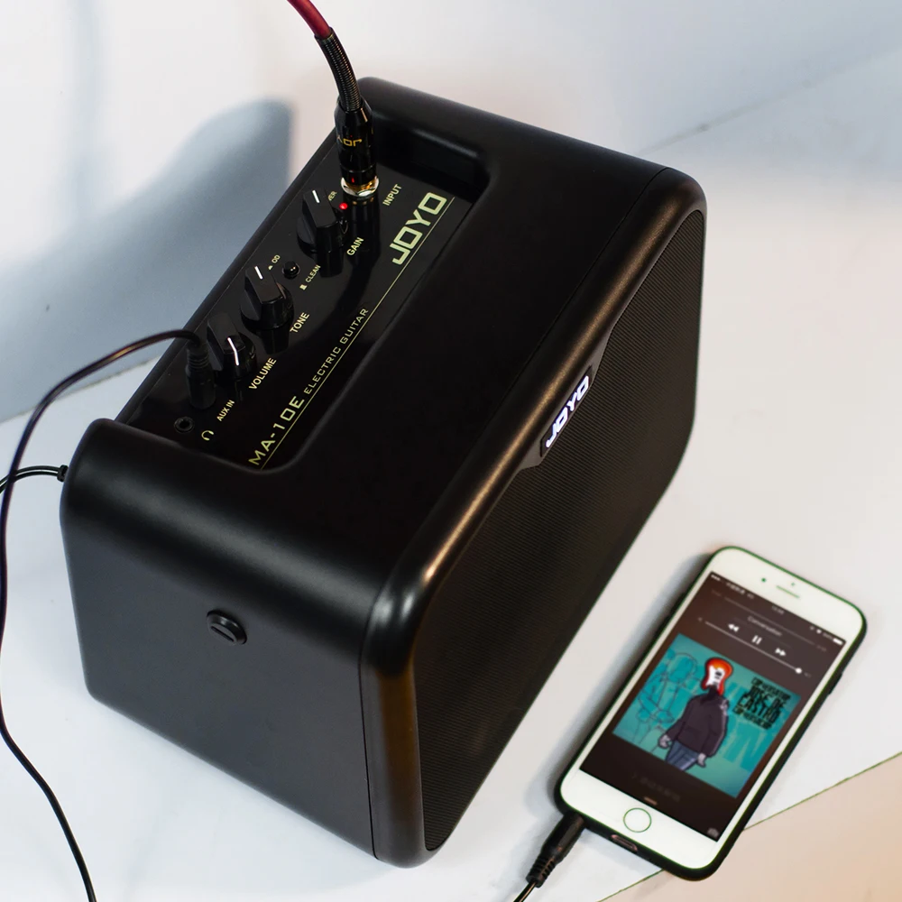 MA-10 Mini Guitar Bass Amplifier 10W Electric Guitar Speaker Gain/Tone Controls