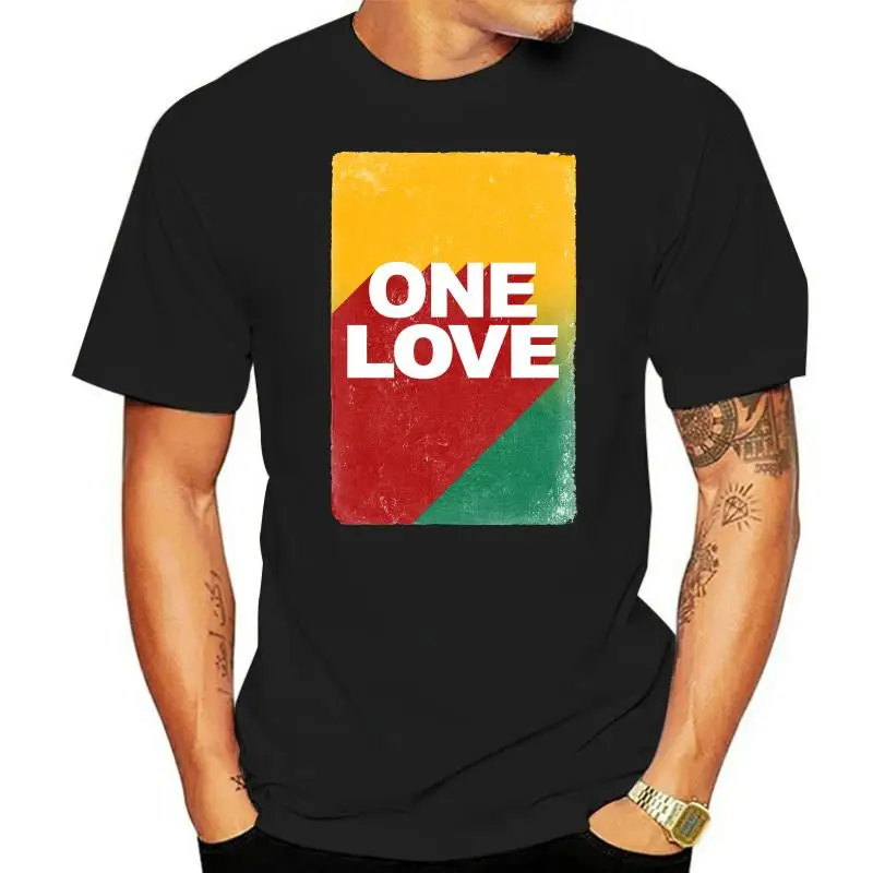 

Jamaican One Love Reggae Rasta Jamaica Dub Music 100%Cotton Mens T-Shirt Tee For Youth Middle-Age The Elder Tee Shirt