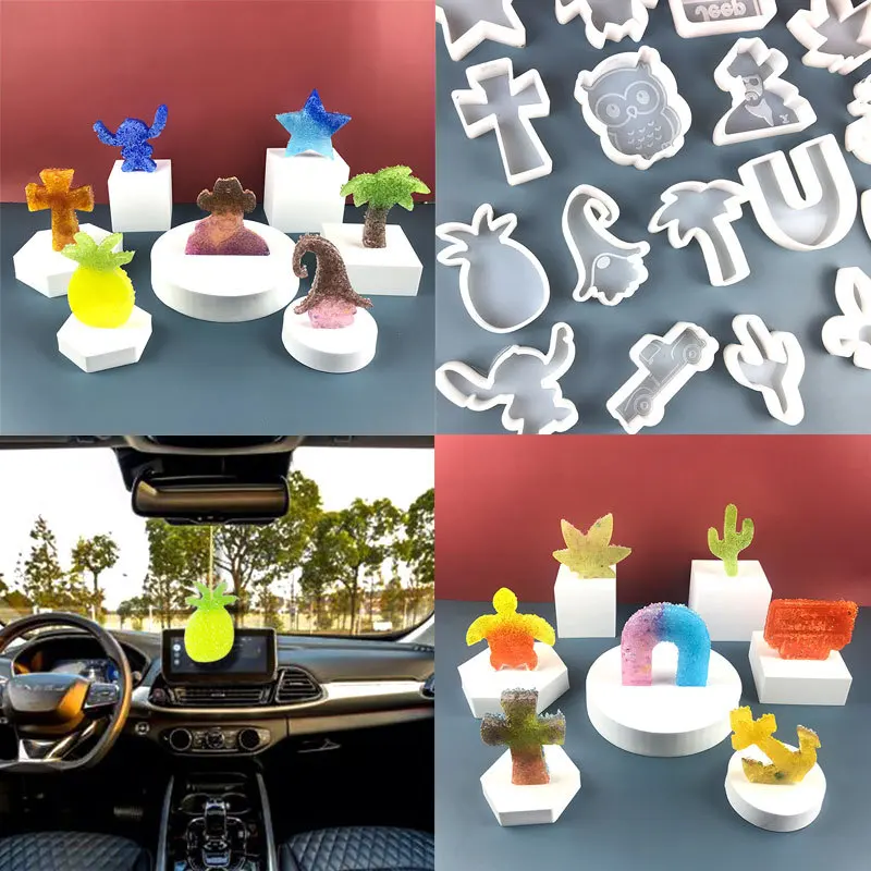 Silicone Molds For Freshies Resin Molds Epoxy Resin Silicone Molds Car Freshie  Molds Silicone Molds For Freshies Baking Aroma - AliExpress