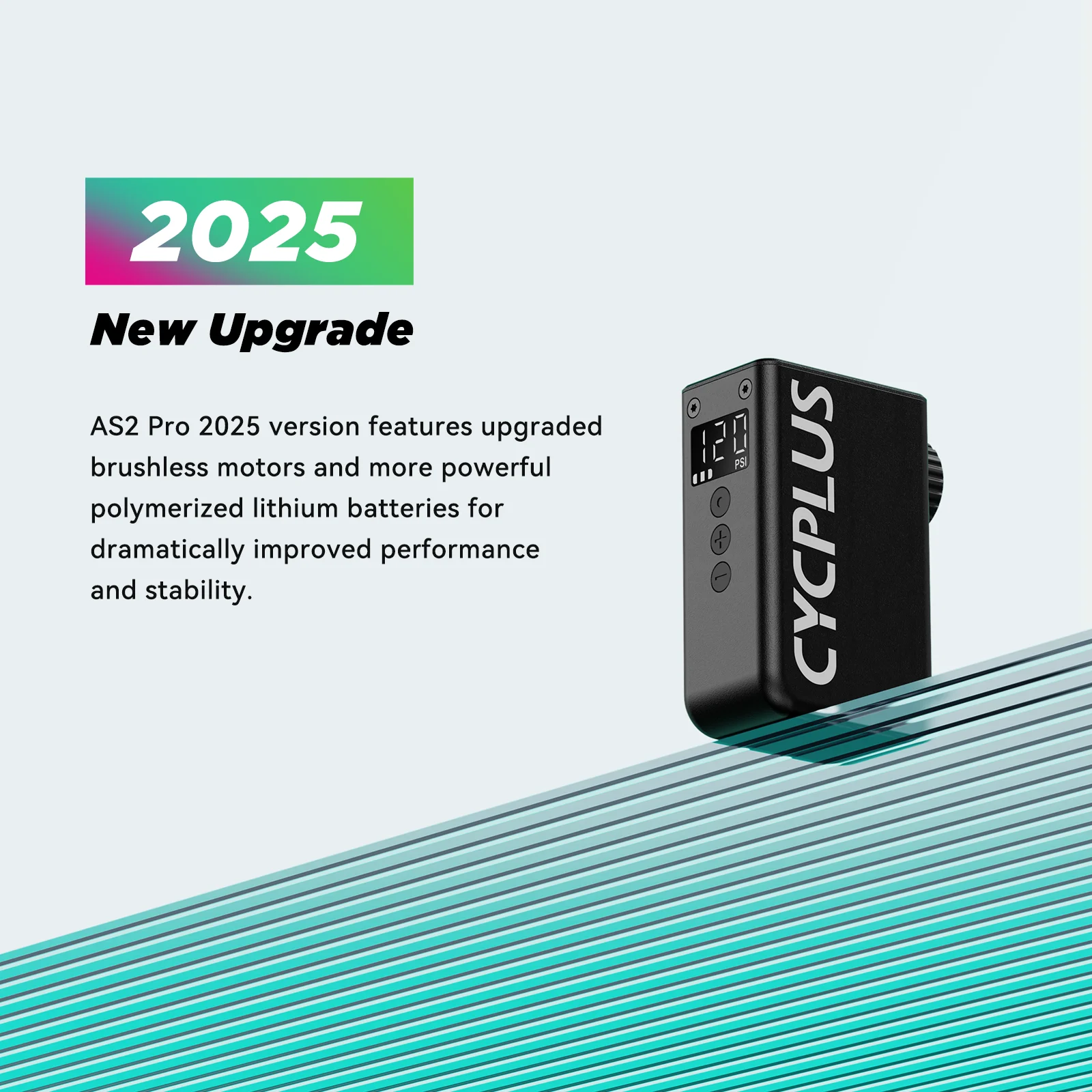 CYCPLUS ポータブルミニ電動空気入れ 自転車用コードレスタイヤ