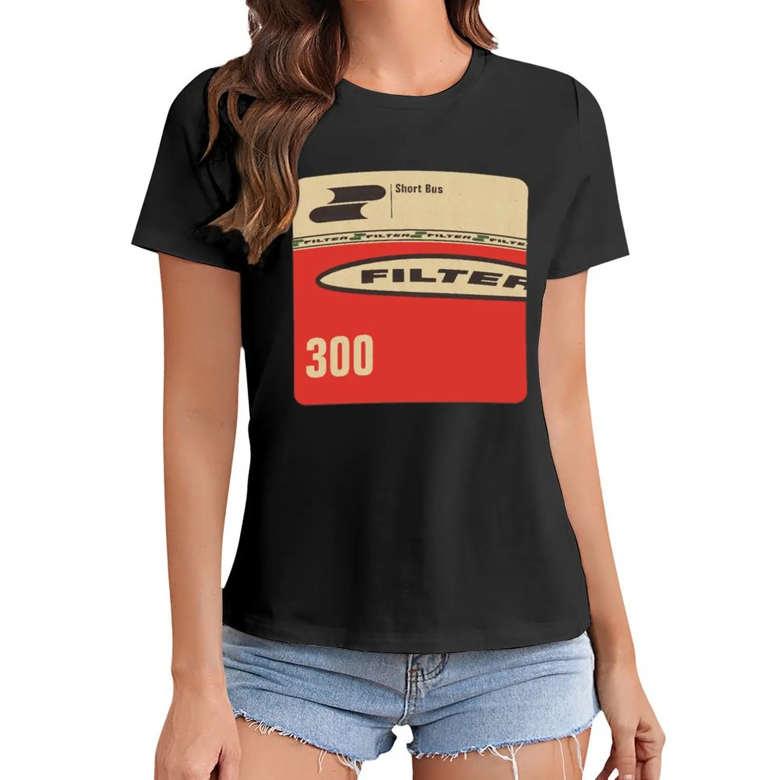 

Filter - Short Bus T-Shirt funny blanks Women's tops