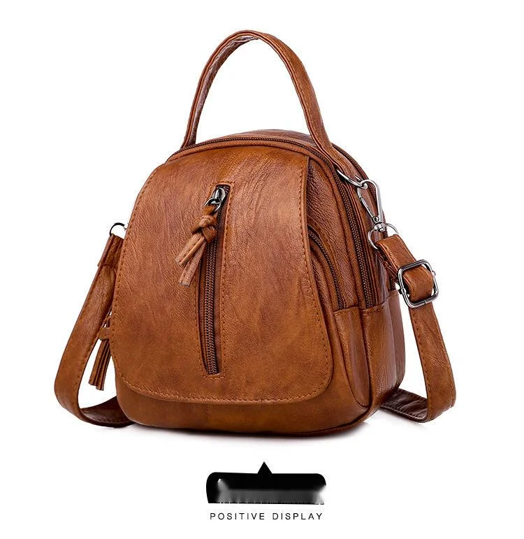 New bag for women's crossbody bag, fashionable and trendy mobile phone bag, soft leather feel, multiple compartments, single shoulder bag, zero wallet_voghion.com