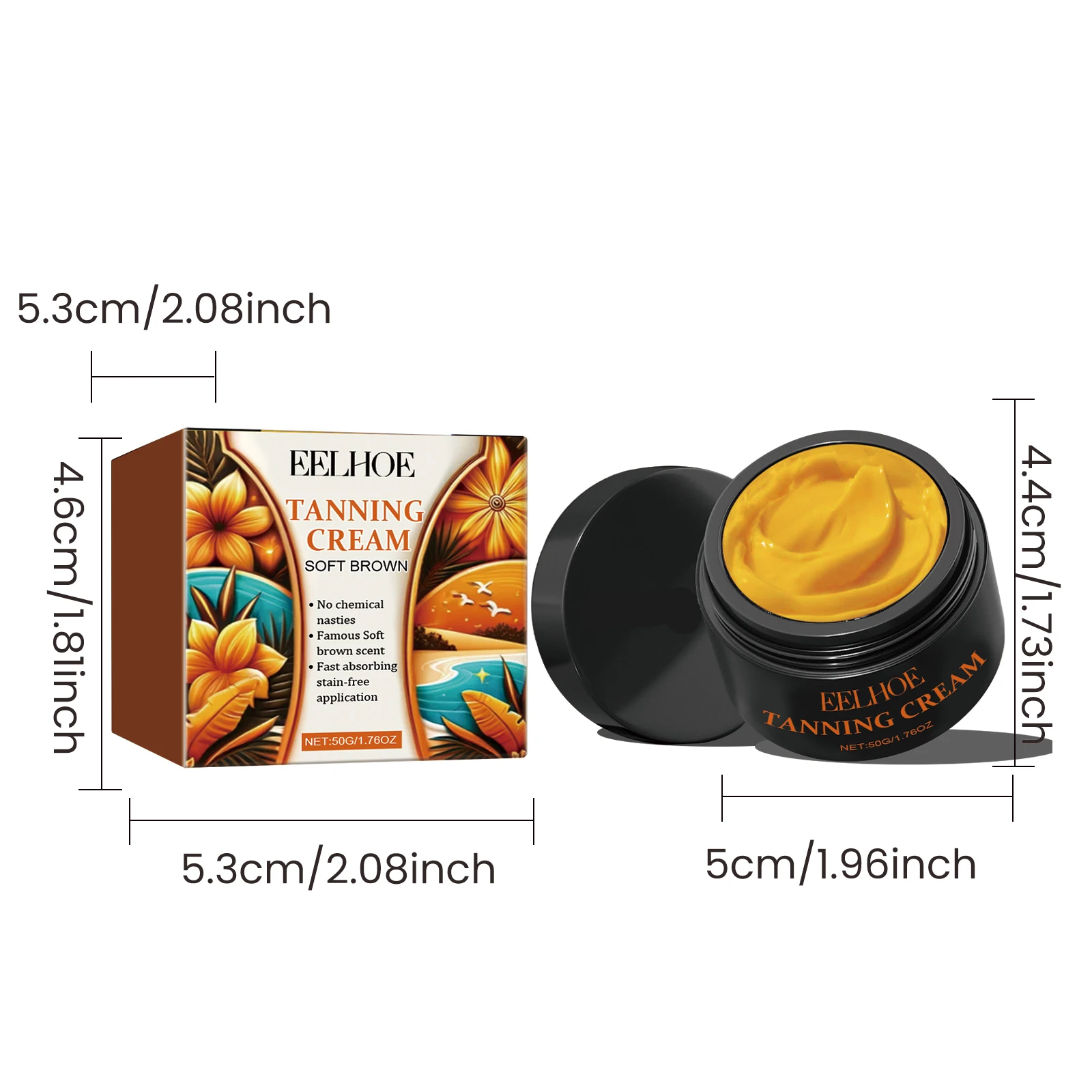 Tanning Cream Summer Natural Facial Body Bronzer Lotion Nourish Self Tanner Moisturizing Long Lasting Bronzer Tan Skin Cream