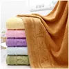 2pcs Bamboo Fiber Towels Sets 34x74cm 70x140cm Home Bath Towels Adults Face Towel Thick Absorbent Luxury Bathroom Gift Towels 4