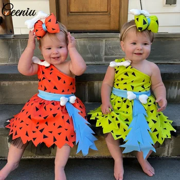 Baby Caveman Costume Dress 1