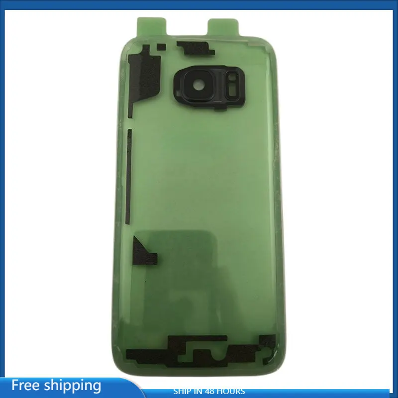 

Transparent Glass Back Battery Cover For Samsung Galaxy S7 Edge S8 S9 Plus S10 5G S20 S21 Ultra Back Rear Glass Case Replace