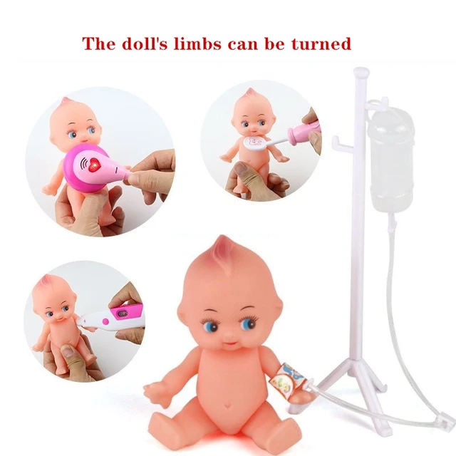 35-51pcs/Set Girls Role Play Doctor Game Medicine Simulation Dentist Treating Teeth Pretend Play Toy for Toddler Baby Kids 6