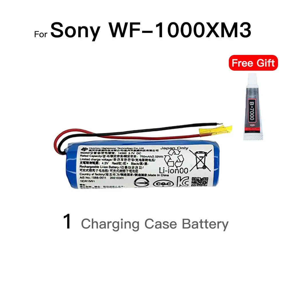 ZeniPower-Z55 Bateria para Sony WF-1000XM3 XM3 WF-SP900