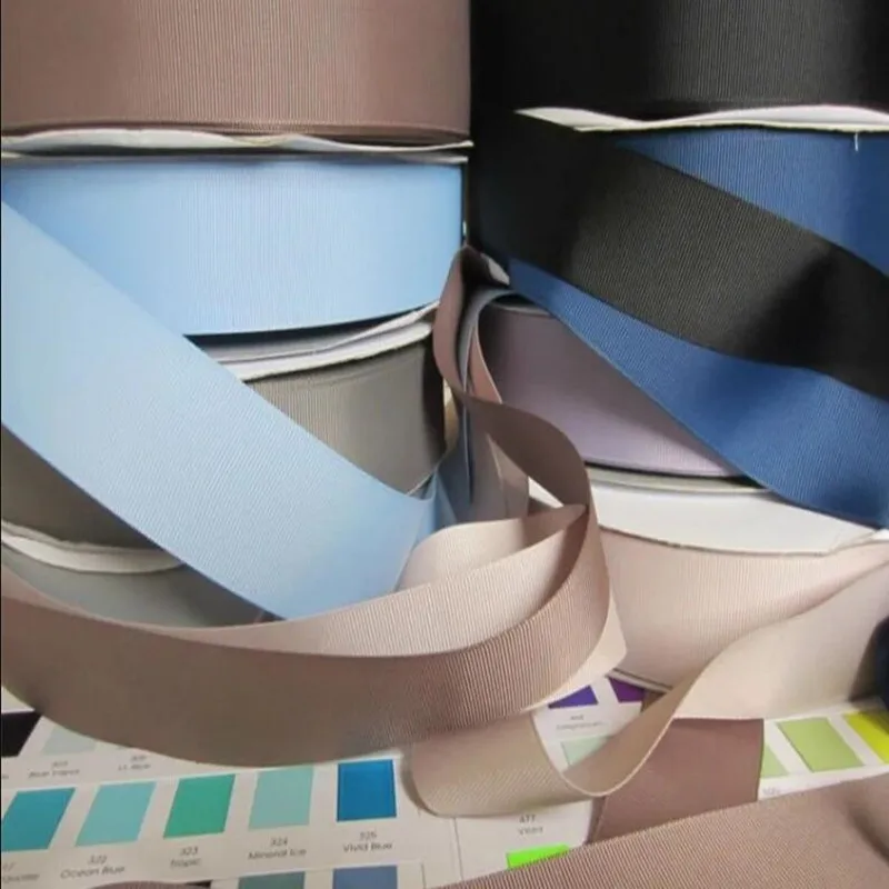 100% polyester Grosgrain Ribbon 100yard/color 6 9 13 16 19 22 25 28 32 38 50 57 63 75 89 100MM Width grosgrain ribbon polyester ribbon