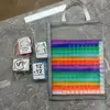 Times Table Chart Multiplication Flash Card with Multi-Math Cards Learning Tool Pop-It Math Fidget Toy Preschool Education 6
