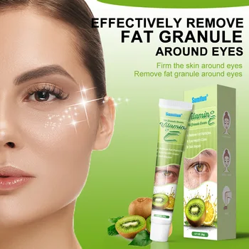 Vitamin E Eyes Cream Fat Granules Remover Improve Eye Bag Fade Fine Lines Moisturizing Anti-Puffiness Lifting Firming Skin Care