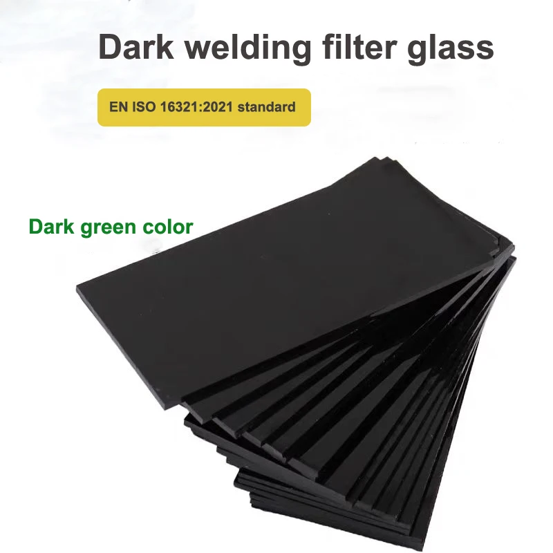 1pc Dark color welding Glass Replacement Welding Lens &ndash; Advanced Passive Filter Plate 105X50MM &ndash; Shade 9, 10, 11,12,13