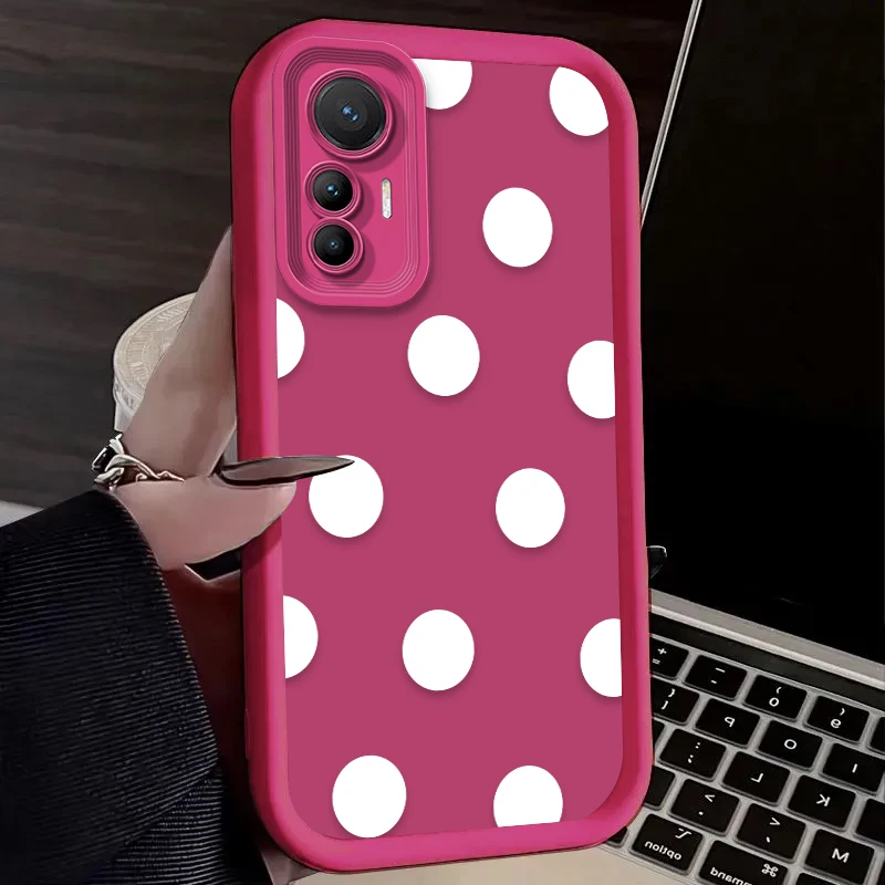 Chic Polka Dots Protective Phone Case Cover