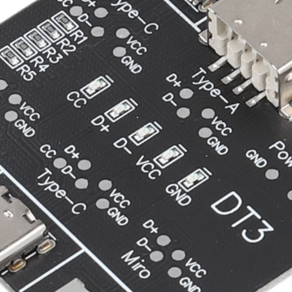 DT3 USB Cable Tester USB Type-C Data Cable Test PCB Board Data Cable Detection Board Data Cable Inspection Board for iOS Android