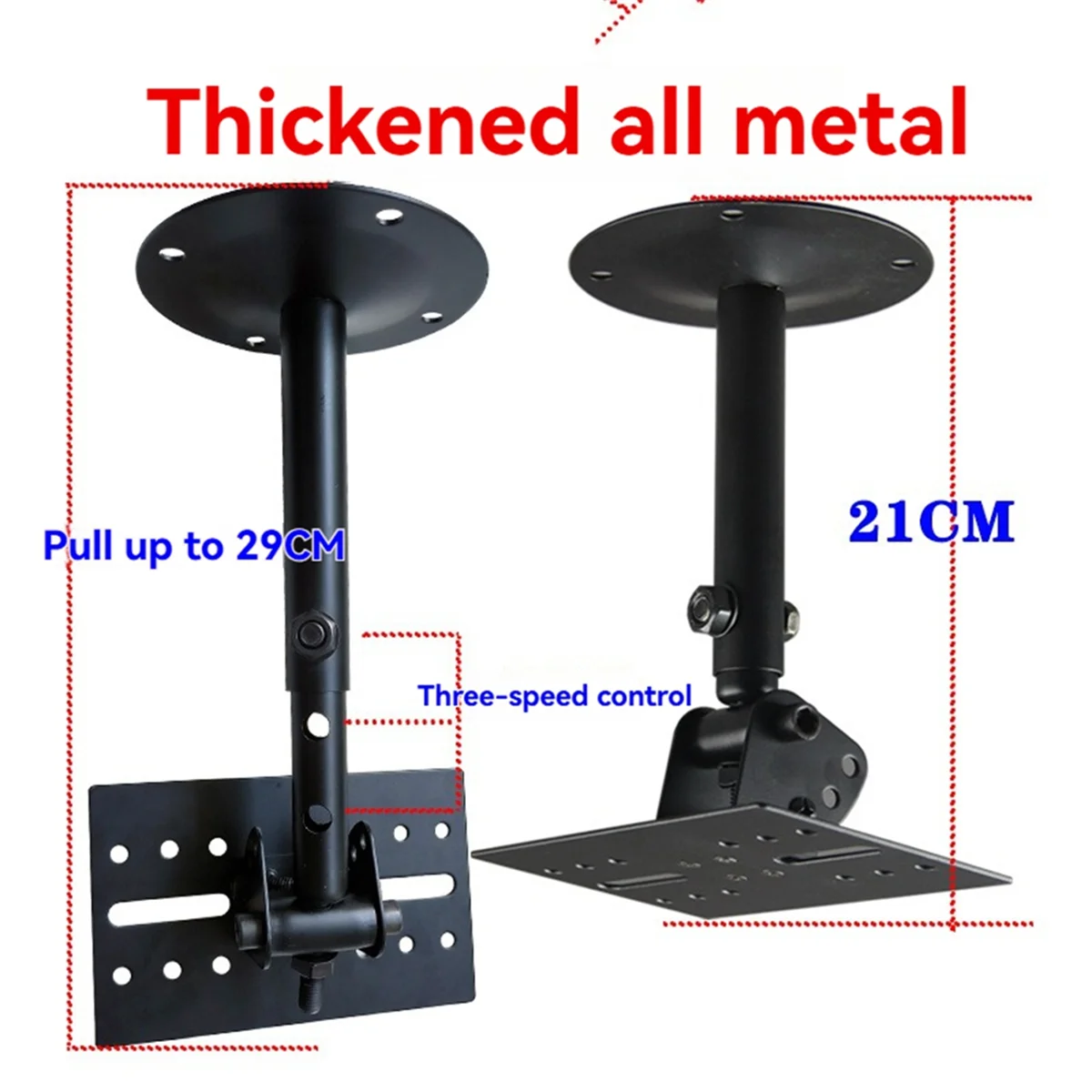 Hot sale Speaker Wall Mount Speaker Rack Stable Portable Space Saving Removable KTV Audio Shelf Holder for Home Speakers