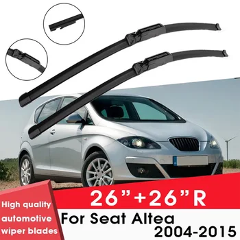 Car Wiper Blade Blades For Seat Altea 2004-2015 26"+26"R Windshield Windscreen Clean Rubber Silicon Cars Wipers Accessories