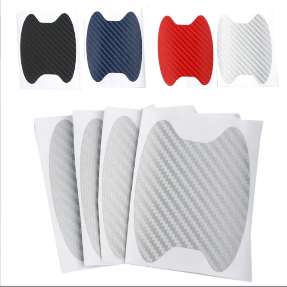 Premium Carbon Fiber Car Door Handle Protection Film - Universal Fit