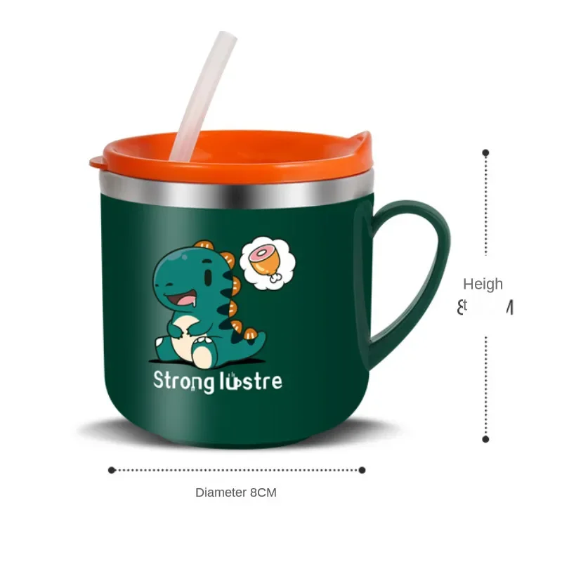 Children Cute Cartoon Animals Thermos Water Bottle 250ML 304 Stainless Steel Vacuum Flasks Baby Tumbler Thermo Cup