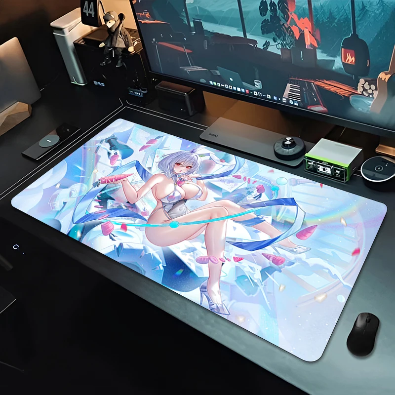 Azur Lane Mouse Pad Large Computer Office Game Table Mats Rubber Anti-slip Gaming Keyboard coaster Long Desk Pads Game Mousepad 5