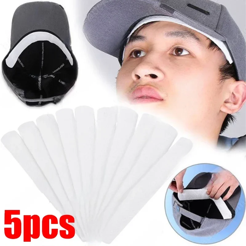 10Pcs Hat Sweat Absorber Liner Pads Summer Invisible Anti-dirty Baseball  Cap Absorbing Sweat Sweatband Stickers Strip Stickers - AliExpress