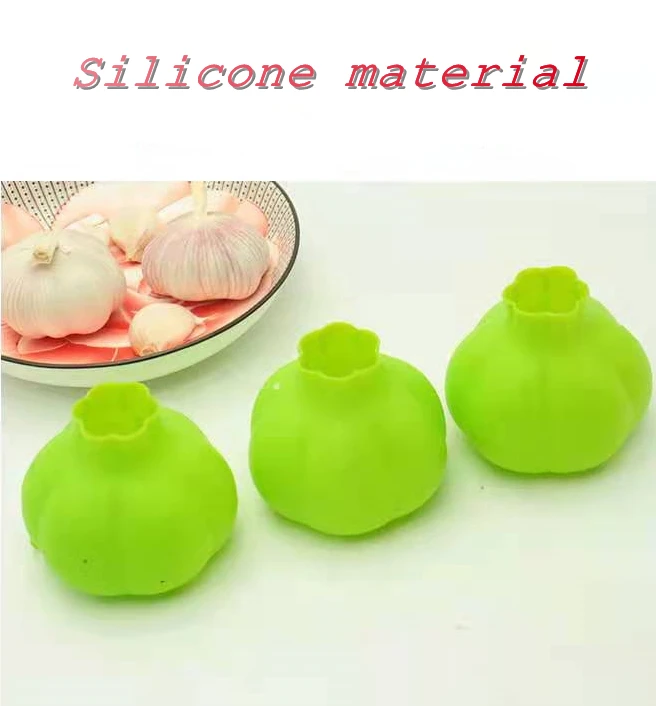 Garlic Peeler Silicone Silica Gel Garlic Peeler Creative Peeling Tools Kitchen Manual Garlic Peeler 4