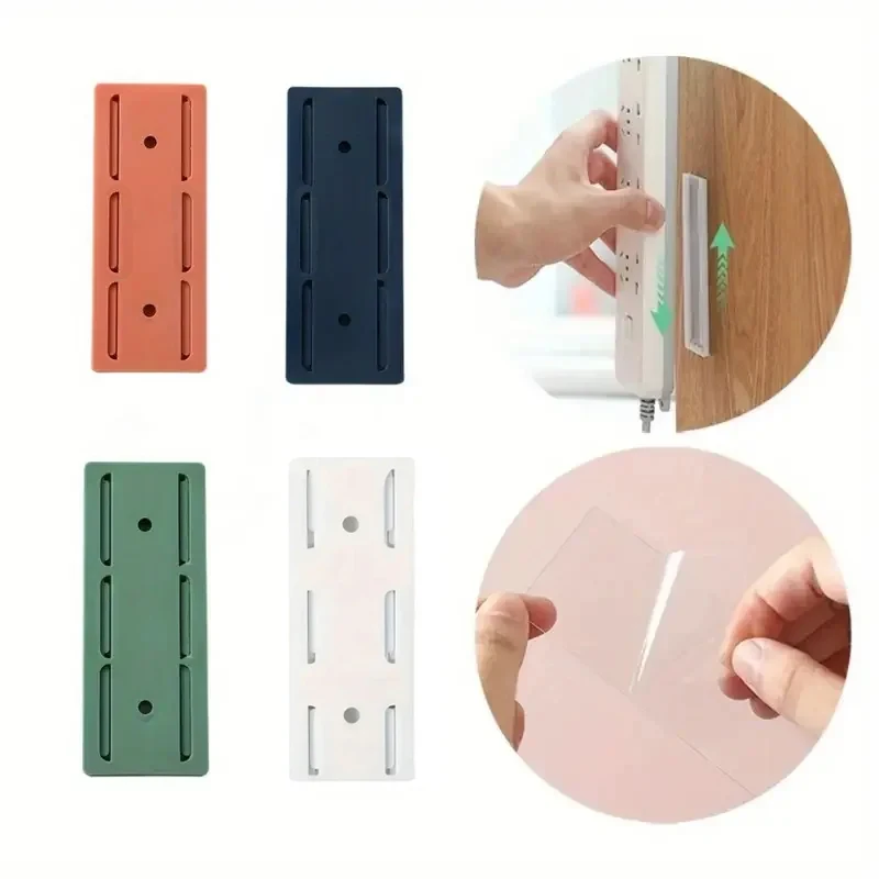 Wall-Mounted Plug Fixer Punch-free Home Socket Holder