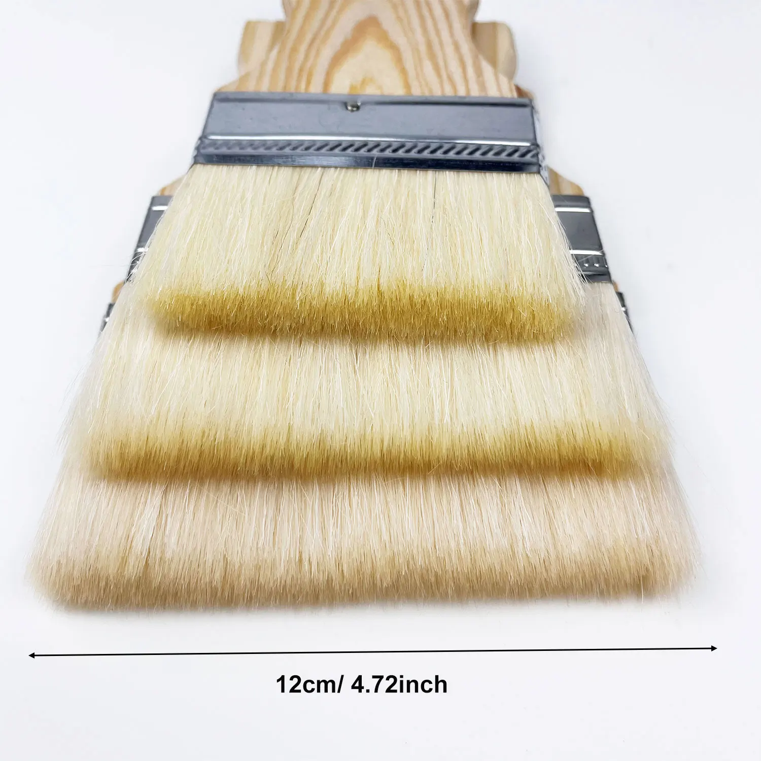 Artist Flat Paint Brush Nylon Painting Brushes Wooden - Temu United