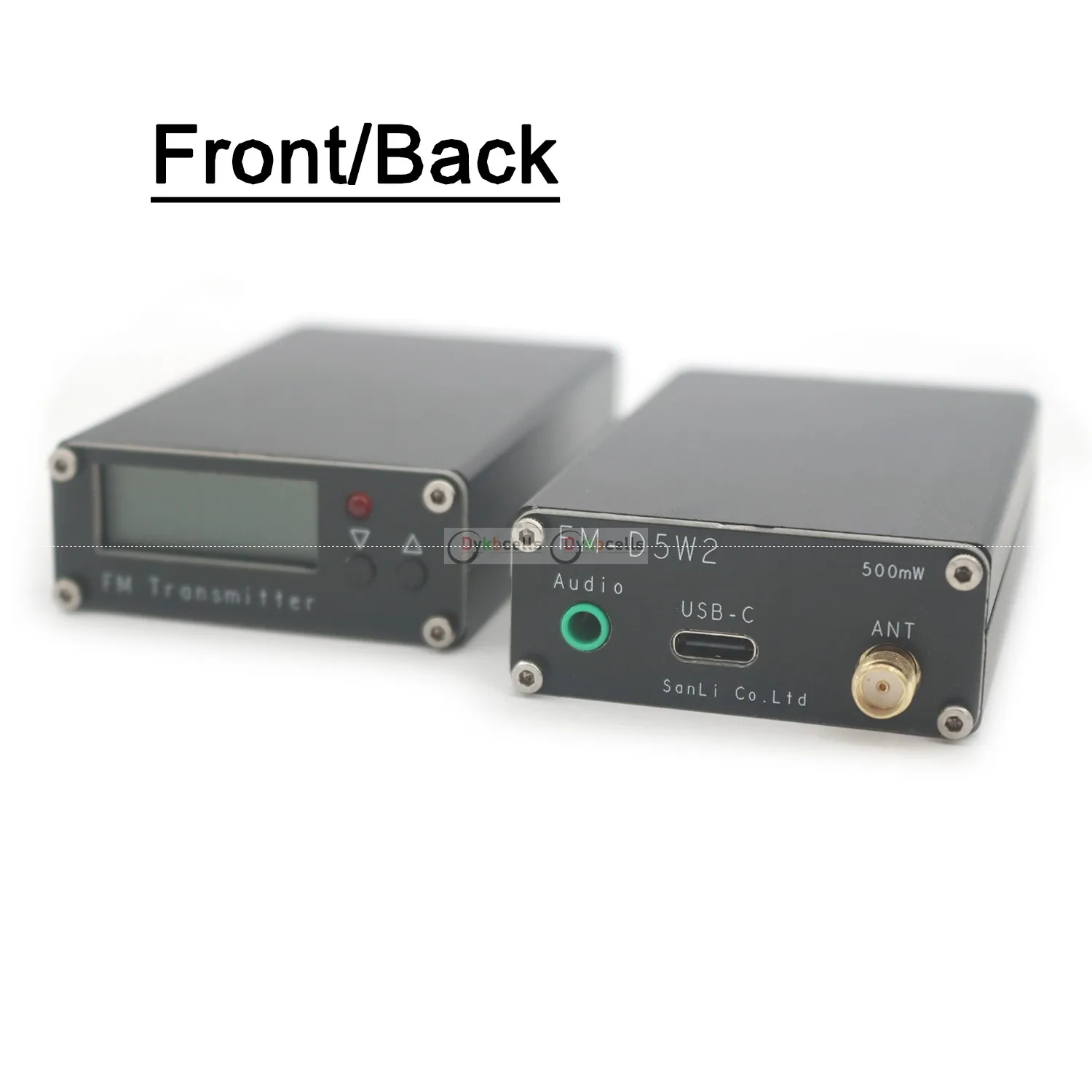 Trasmettitore Fm Usb C Trasmettitore FM 0.5W 2KM - Stazione Radio 76-108 MHz Per Eventi E Drive-in Trasmettitore Radio 0.5w